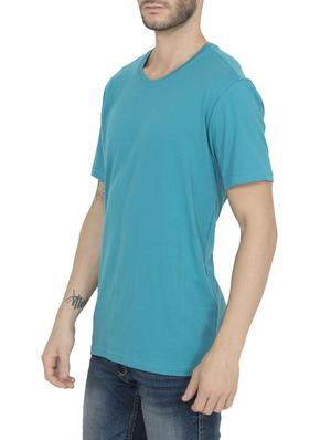 light blue cotton t-shirt - 14352952 - Standard Image - 2