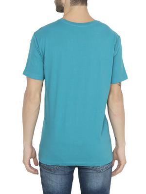 light blue cotton t-shirt - 14352952 - Standard Image - 3