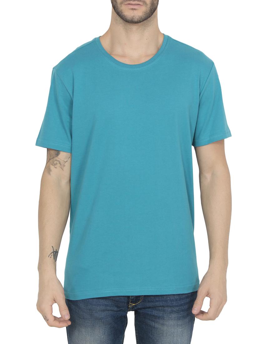 light blue cotton t-shirt - 14352952 - Zoom Image - 1