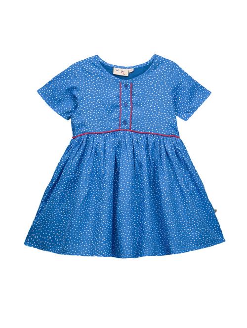 blue polyester frock - 14353343 - Standard Image - 1
