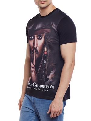 black polyester t-shirt - 14354884 - Standard Image - 2