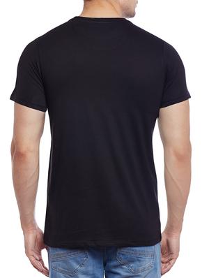 black polyester t-shirt - 14354884 - Standard Image - 3
