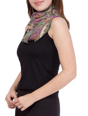 multi colored chiffon printed dupatta - 14355242 - Standard Image - 2