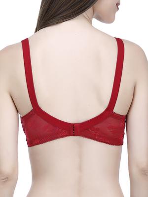 floral patch laced bra - 14355307 - Standard Image - 3