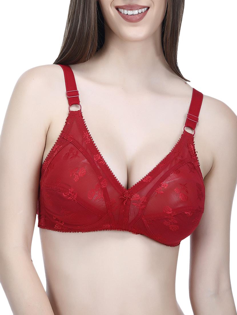 floral patch laced bra - 14355307 - Zoom Image - 1