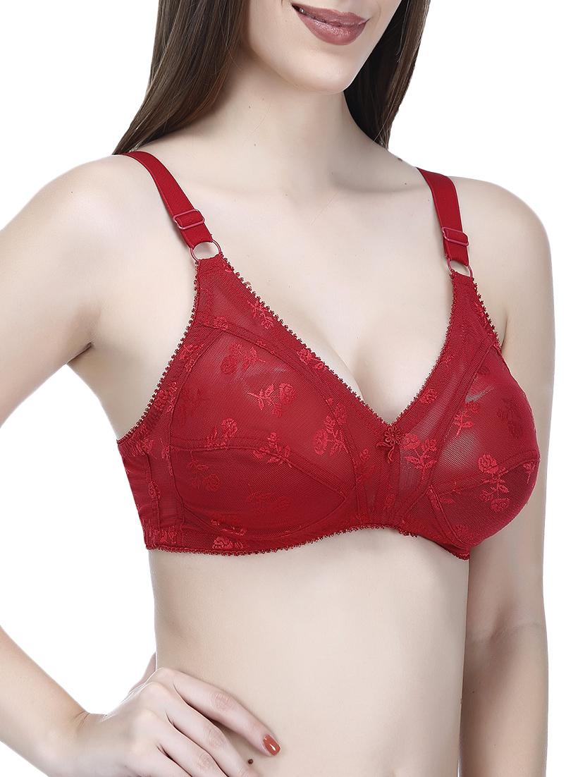 floral patch laced bra - 14355307 - Zoom Image - 2