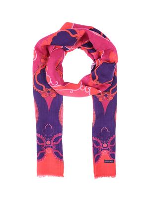 pink woollen stole - 14360634 - Standard Image - 2