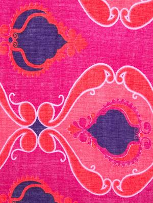 pink woollen stole - 14360634 - Standard Image - 3