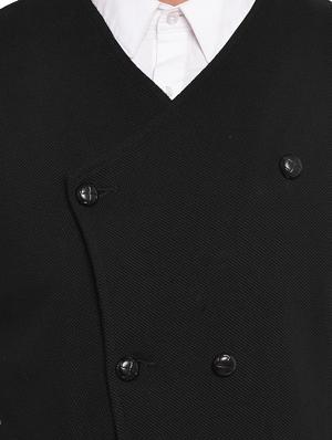 black cotton waist coat - 14361025 - Standard Image - 4