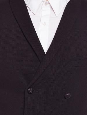 black cotton waist coat - 14361026 - Standard Image - 4