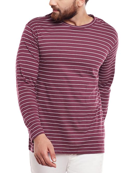 purple cotton t-shirt - 14361027 - Standard Image - 1