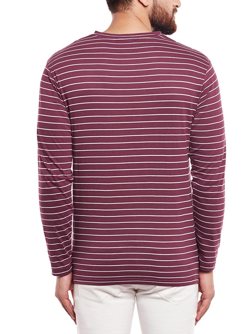 purple cotton t-shirt - 14361027 - Zoom Image - 3