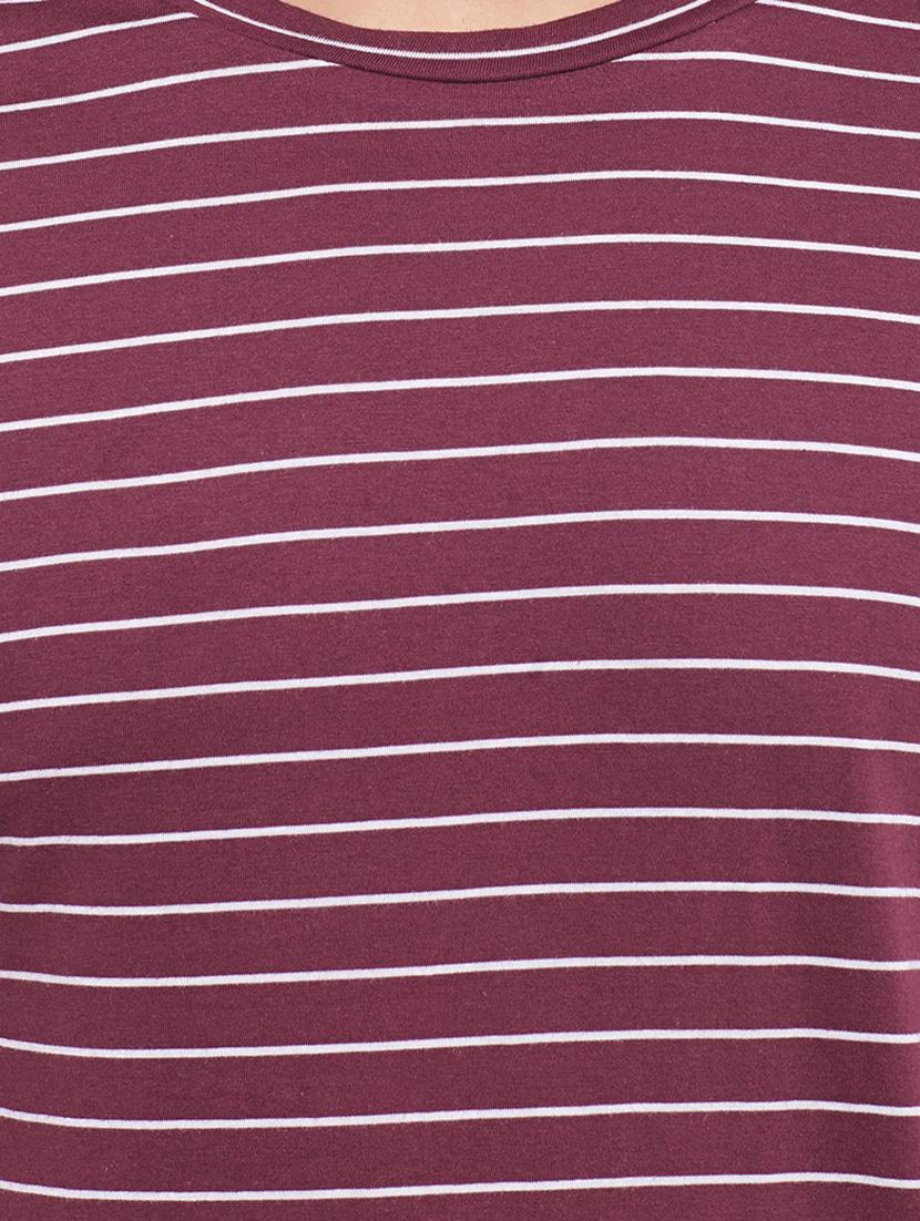 purple cotton t-shirt - 14361027 - Zoom Image - 4