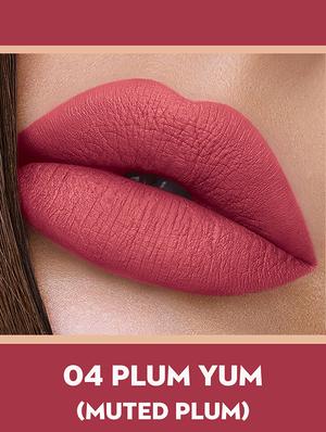 sugar smudge me not liquid lipstick - 04 plum yum (muted plum) - 14362704 - Standard Image - 4