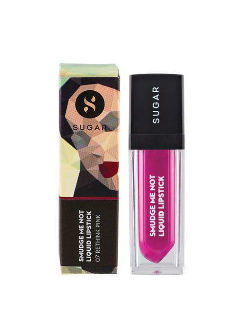 sugar smudge me not liquid lipstick - 07 rethink pink (fuchsia) - 14362707 - Very Small Image - 1