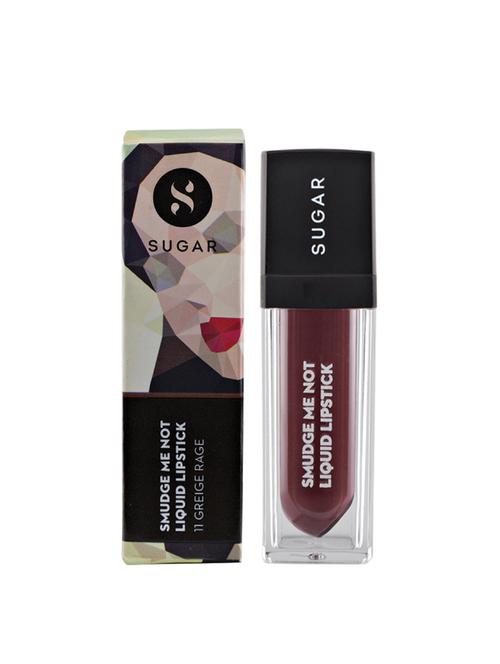 sugar smudge me not liquid lipstick - 11 greige rage (greige rose) - 14362711 - Standard Image - 1