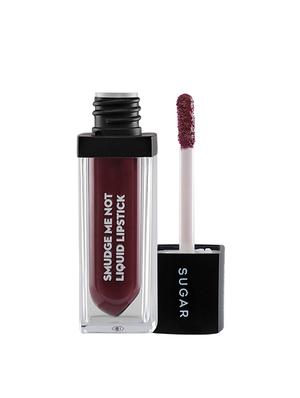 sugar smudge me not liquid lipstick - 18 divine praline (dusty burgundy) - 14362718 - Standard Image - 2