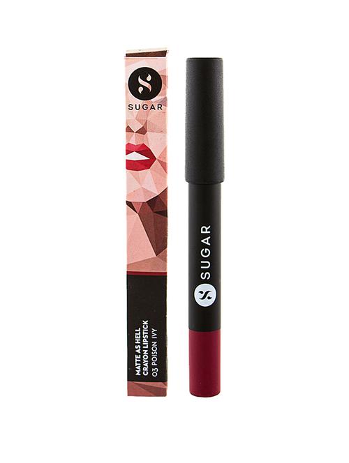 sugar matte as hell crayon lipstick - 03 poison ivy (wine) - 14362723 - Standard Image - 1