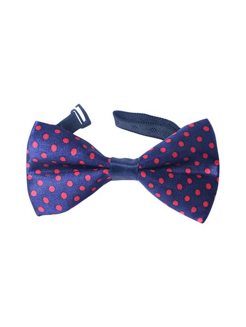 blue polyester bow tie - 14362761 - Standard Image - 1
