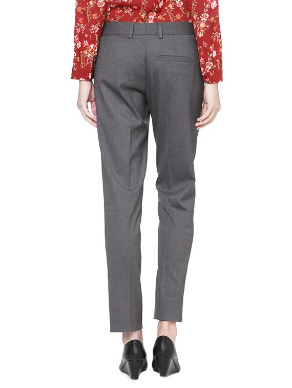 grey flat front trouser - 14362958 - Zoom Image - 3