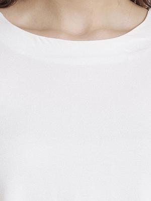 frill detail bell sleeved top - 14364076 - Standard Image - 4