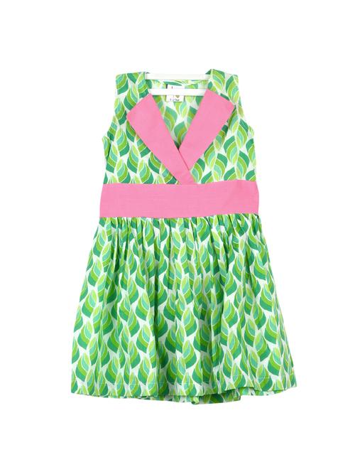 green cotton frock - 14366197 - Standard Image - 1
