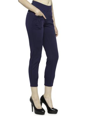 navy blue cotton jeggings - 14366623 - Standard Image - 2