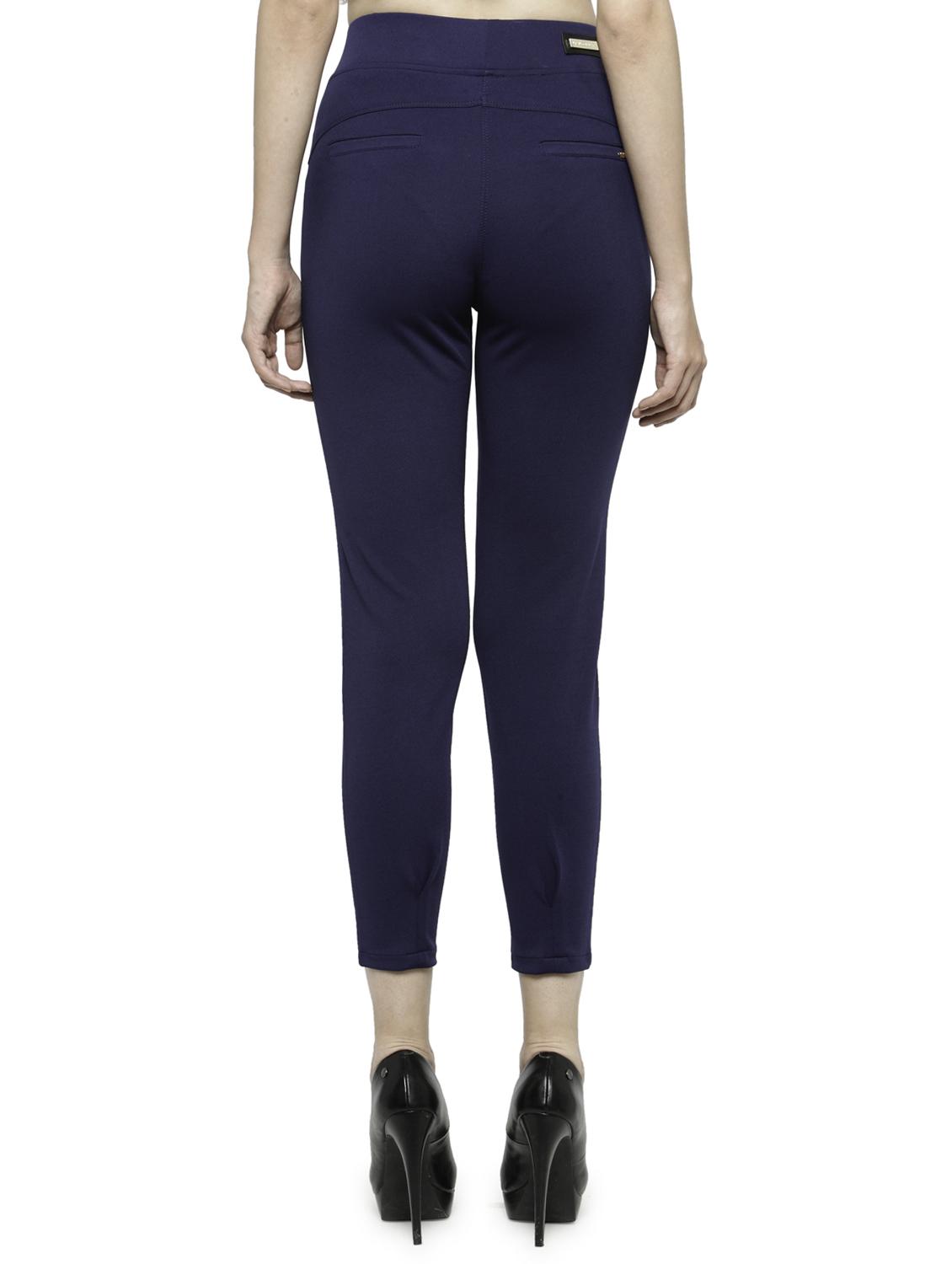 navy blue cotton jeggings - 14366623 - Zoom Image - 3