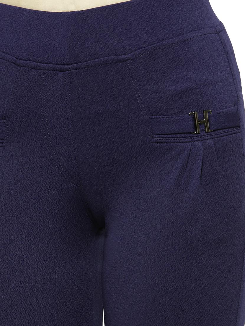navy blue cotton jeggings - 14366623 - Zoom Image - 4