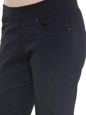 navy blue cotton lycra jeggings - 14366627 - Standard Image - 4