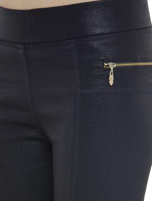 navy blue viscose jeggings - 14366632 - Standard Image - 4