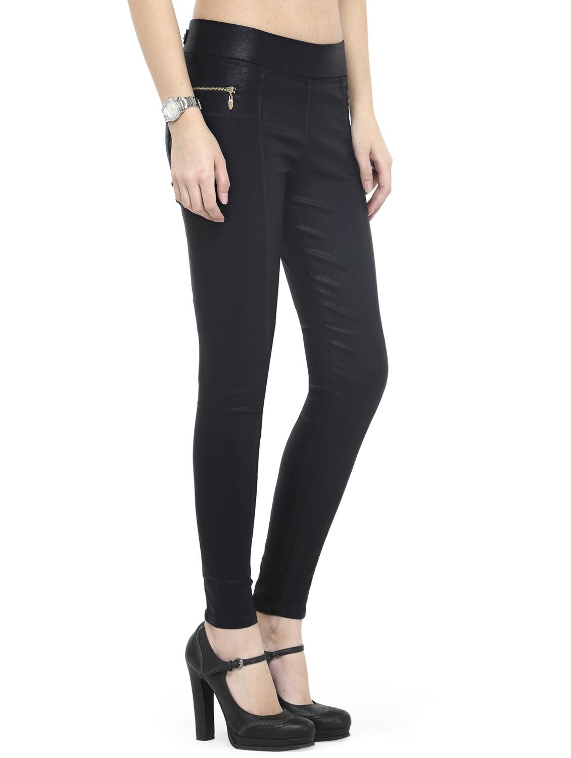 navy blue viscose jeggings - 14366632 - Zoom Image - 2