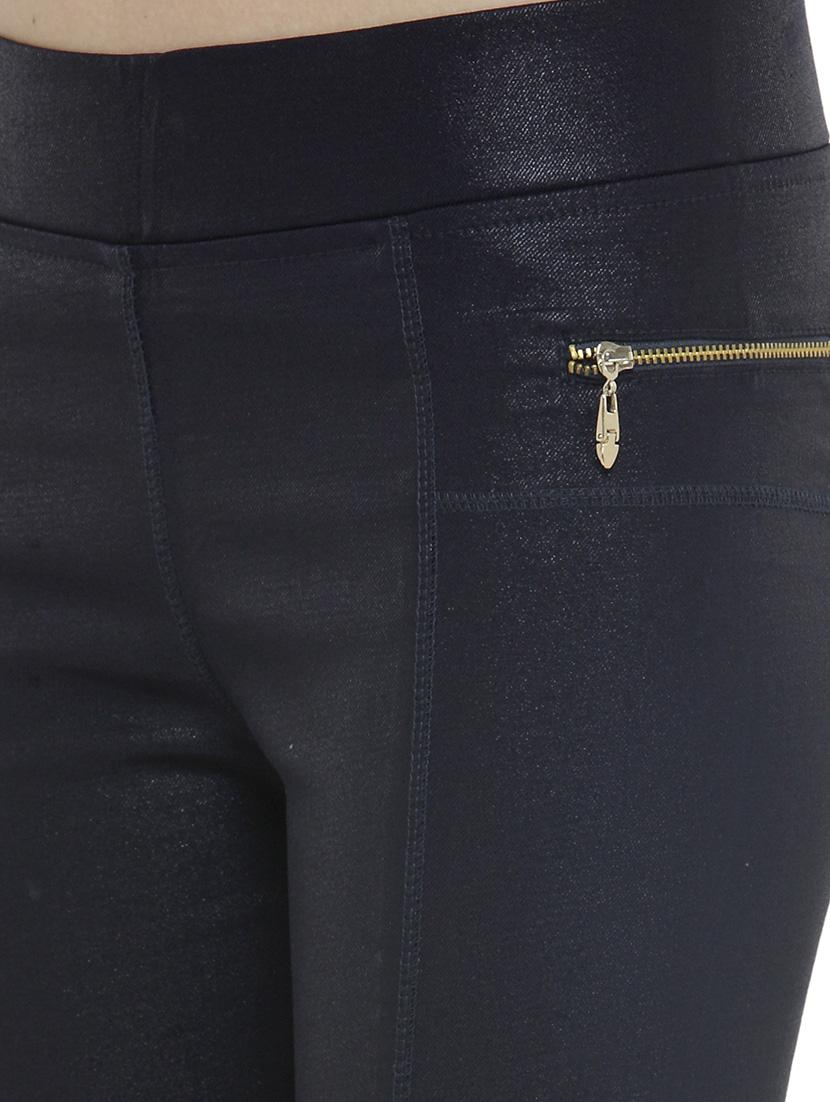 navy blue viscose jeggings - 14366632 - Zoom Image - 4