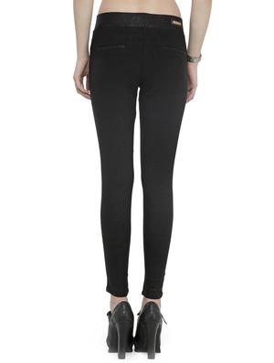 black cotton lycra jeggings - 14366644 - Standard Image - 3
