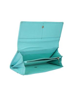 aditi wasan blue leather regular clutch - 14367197 - Standard Image - 3