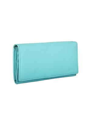 aditi wasan blue leather regular clutch - 14367197 - Standard Image - 5