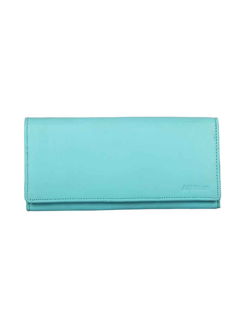 aditi wasan blue leather regular clutch - 14367197 - Zoom Image - 1
