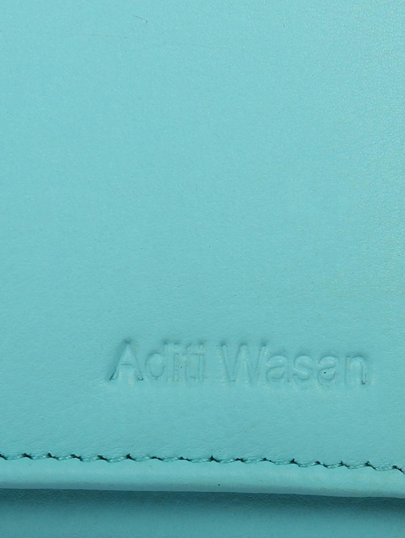 aditi wasan blue leather regular clutch - 14367197 - Zoom Image - 4