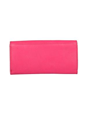 aditi wasan pink leather regular clutch - 14367198 - Standard Image - 2