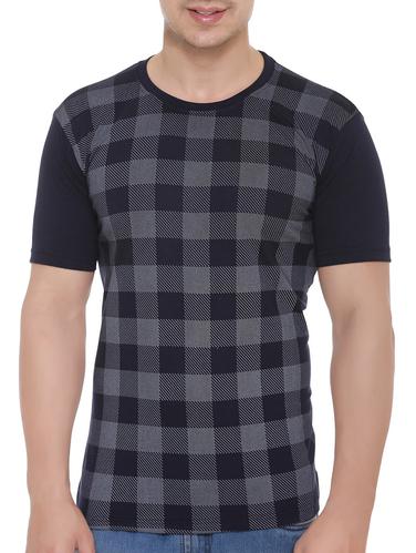 dark blue cotton t-shirt - 14367492 - Very Small Image - 1