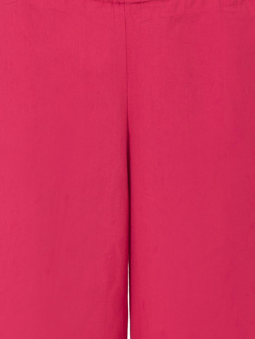 grass by gitika goyal pink cotton casual palazzo - 14367546 - Zoom Image - 4