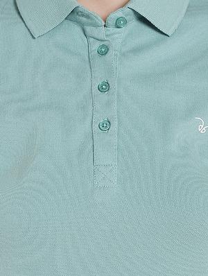 green cotton regular tee - 14367790 - Standard Image - 4