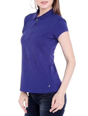 blue cotton regular tee - 14367796 - Standard Image - 2