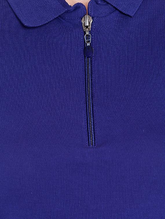 blue cotton regular tee - 14367796 - Zoom Image - 4