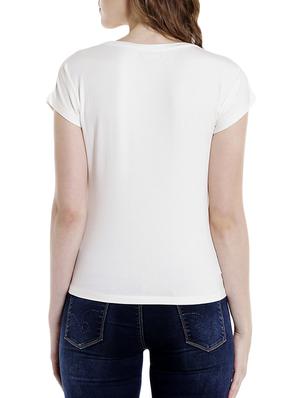 white cotton regular tee - 14367802 - Standard Image - 3