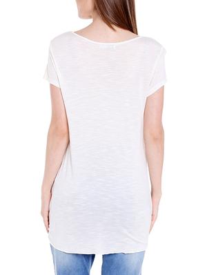 white cotton regular tee - 14367803 - Standard Image - 3