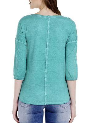green cotton regular tee - 14367805 - Standard Image - 3