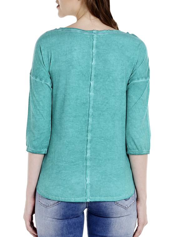 green cotton regular tee - 14367805 - Zoom Image - 3