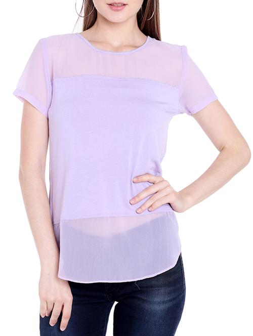 light purple cotton top - 14367853 - Standard Image - 1
