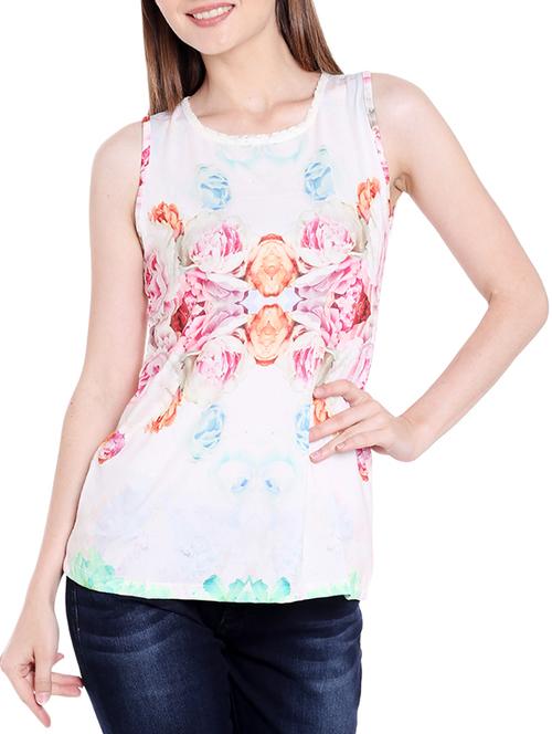 white cotton tank top - 14367857 - Standard Image - 1